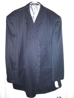 Men's pinstripe suit