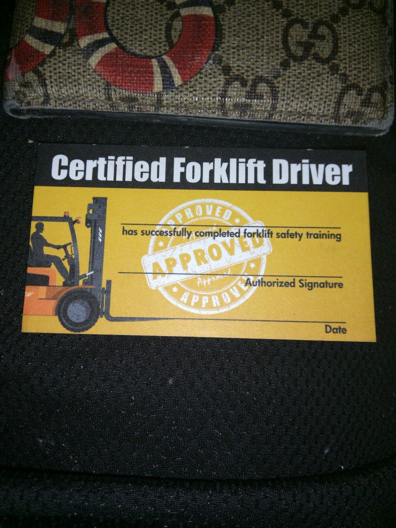 Forklift Certification 