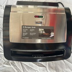 6-Burger Electric Grill – Used Once