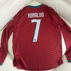 Cristiano Ronaldo Portugal Soccer Jersey Long Sleeve 2026