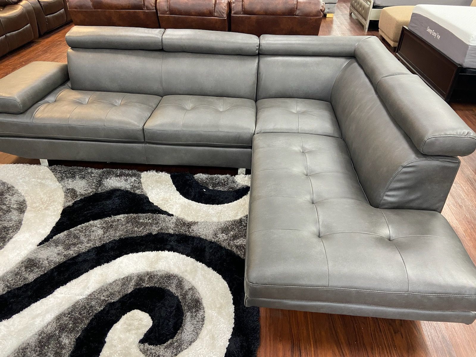 Beautiful Gray Ibiza Sectional Sofa Set!$899!*SAME DAY DELIVERY*NO CREDIT NEEDED*EASY FINANCING*HUGE SALE*