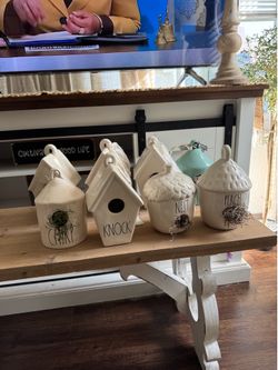 Rae Dunn Birdhouses