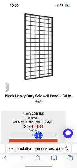 Gridwall Panel Display 