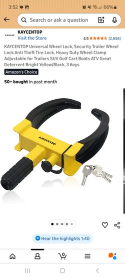 Trailer Wheel Locks