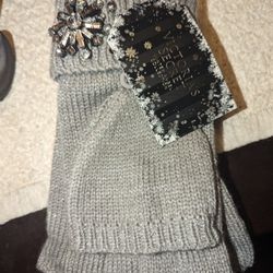 Victoria's Secret Snowflake Sparkle Mittens