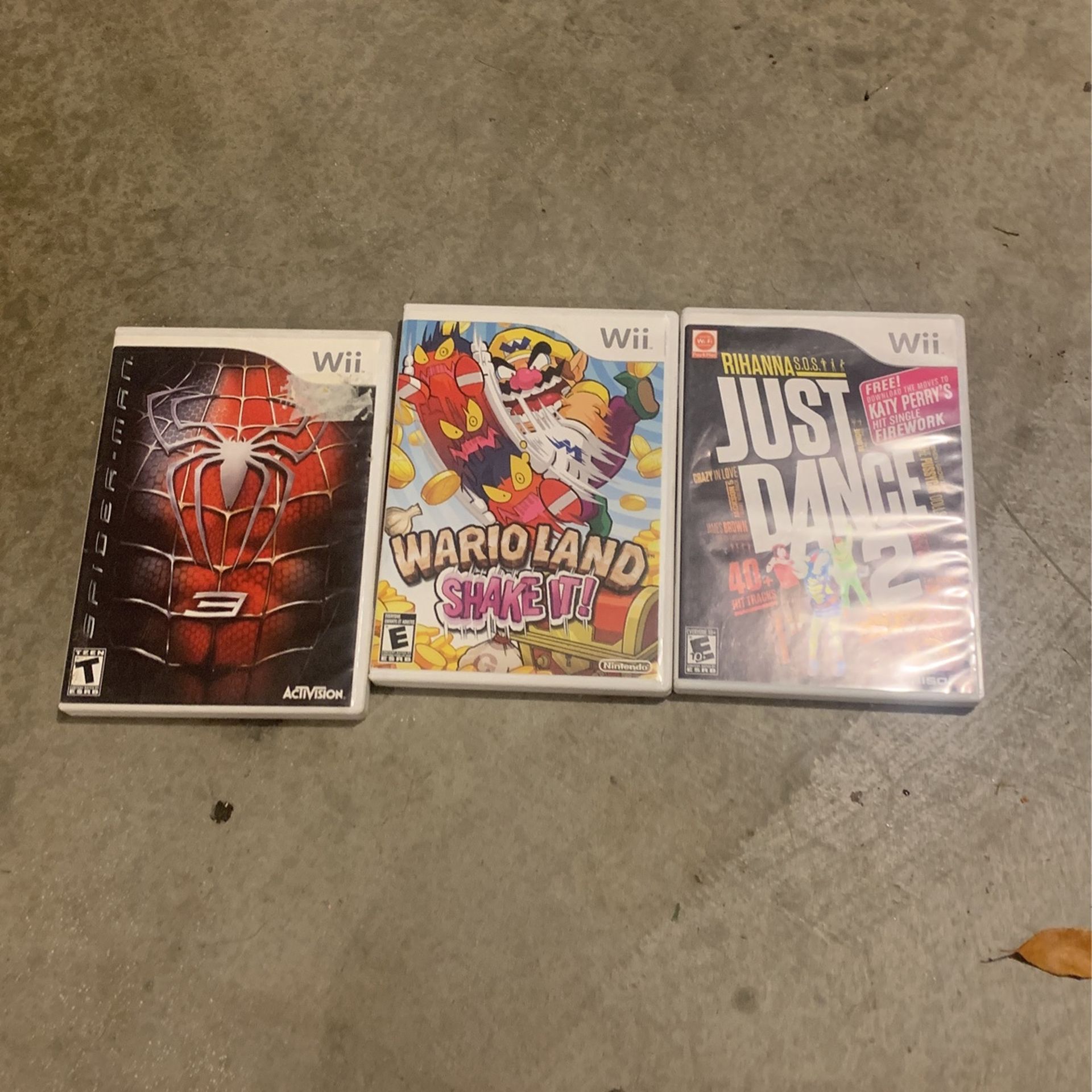 3 Wii Games