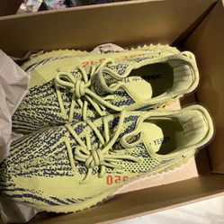 Adidas Yezzy Boost 350 Semi frozen Yellow (Neon Green)