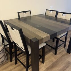 Dining table with chairs