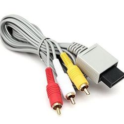 Audio Video AV Composite 3 RCA Cable for Nintendo Wii