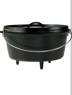 12” Cast Iron Dutch Oven with Lid