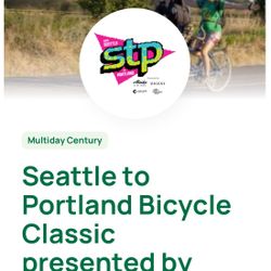 Two Tickets For STP - Seattle To Portland Ride