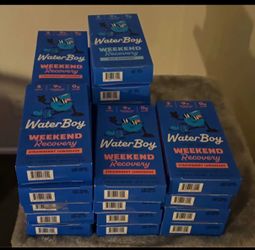 Waterboy Hydration and Weekend Recovery Powder Packets, Strawberry Lemonade 5 Count