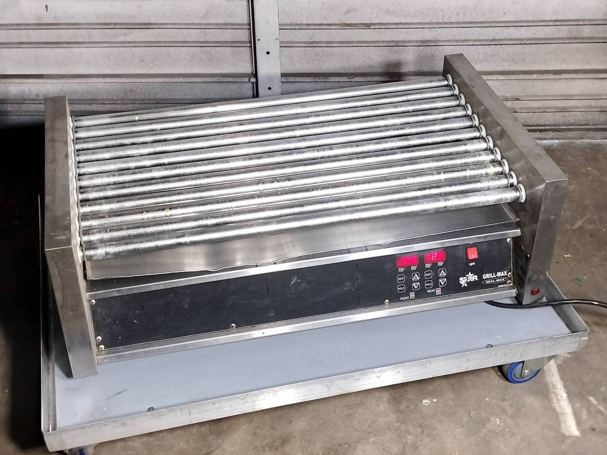 Nice! Star Grill Max - Large 50 Hot Dog Roller Grill - 120 volts