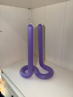 Sculptural Candle — PURPLE