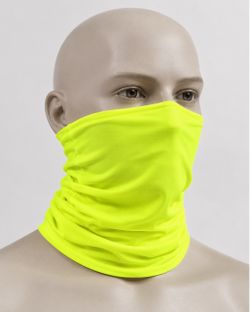 Neon Yellow Neck Gaiter Face Cover