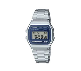 Casio A158WEA-2 Unisex Blue Digital Watch