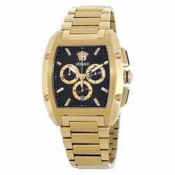 Versace Dominus Chronograph Quartz Black Dial Men's Watch