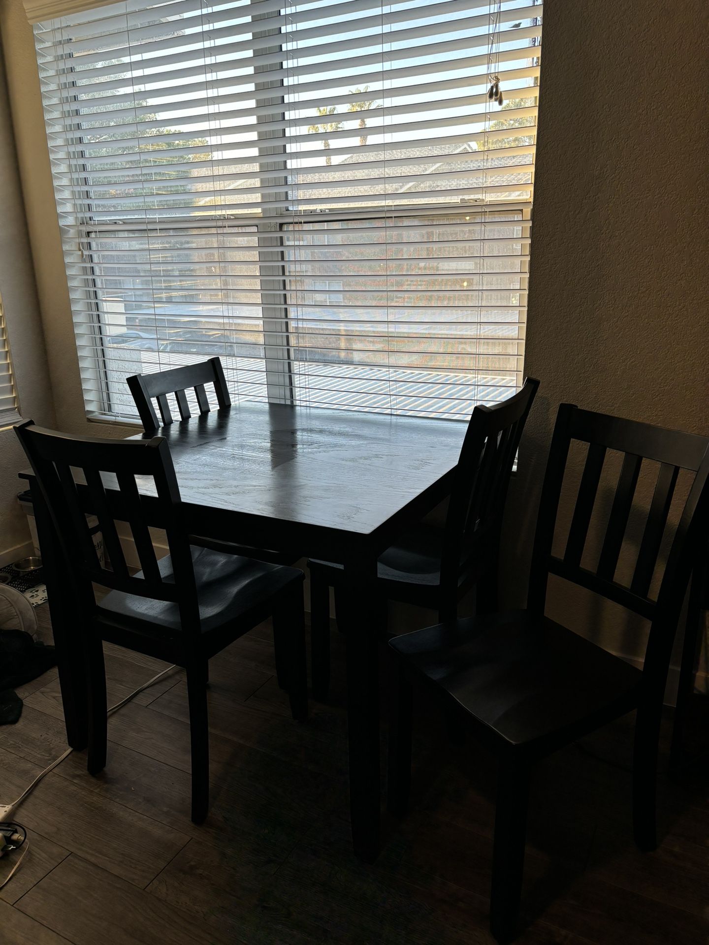 Black Wooden Dining Table