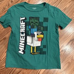 Minecraft Chicken Jockey Shirt Size 10/12 Large