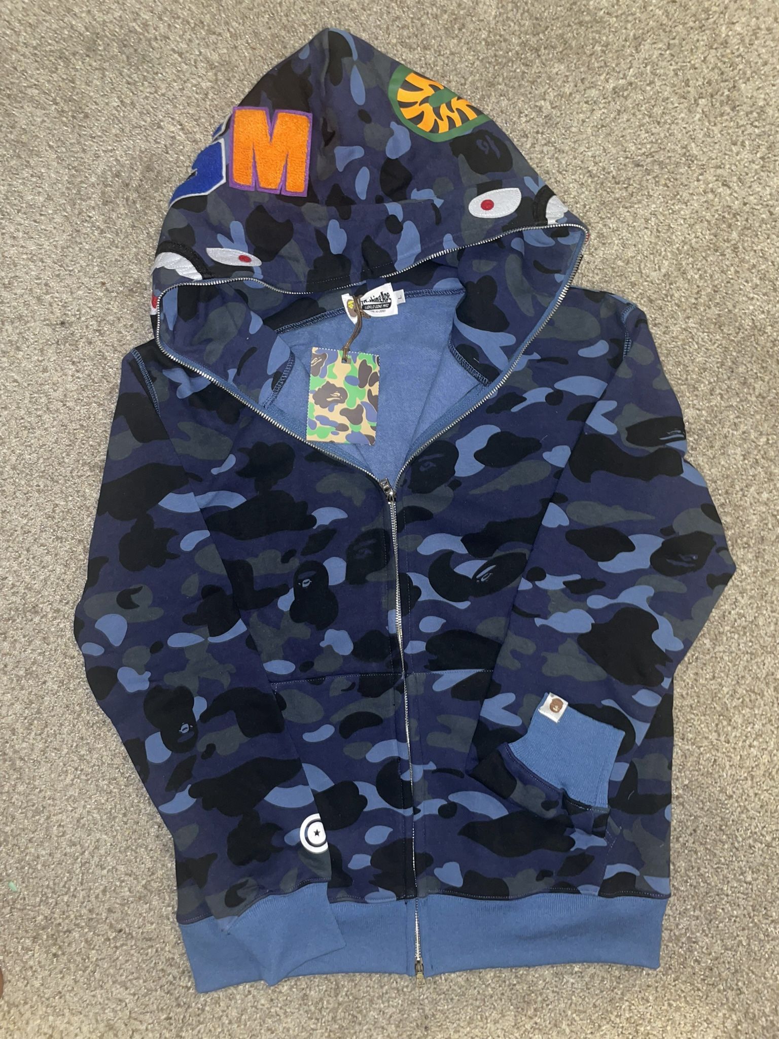 Blue Camo Bape