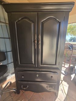 Solid Wood Armoire 