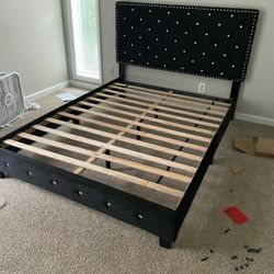 QUEEN DIAMOND BED FRAME $280 W/. DELIVERY! KING $315!!