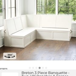Ballard design banquette