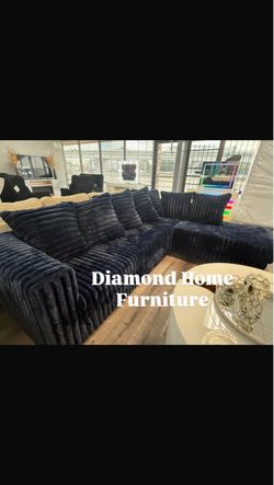 Gia Sectional Blue 🌺🌹🥳☘️😍😋😂🥰🚛