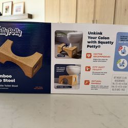 Squatty Potty Bamboo Flip Stool  