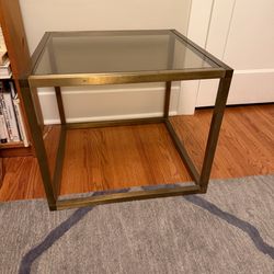 Midcentury modern side table or coffee table or nightstand or for between sectional sofa pieces