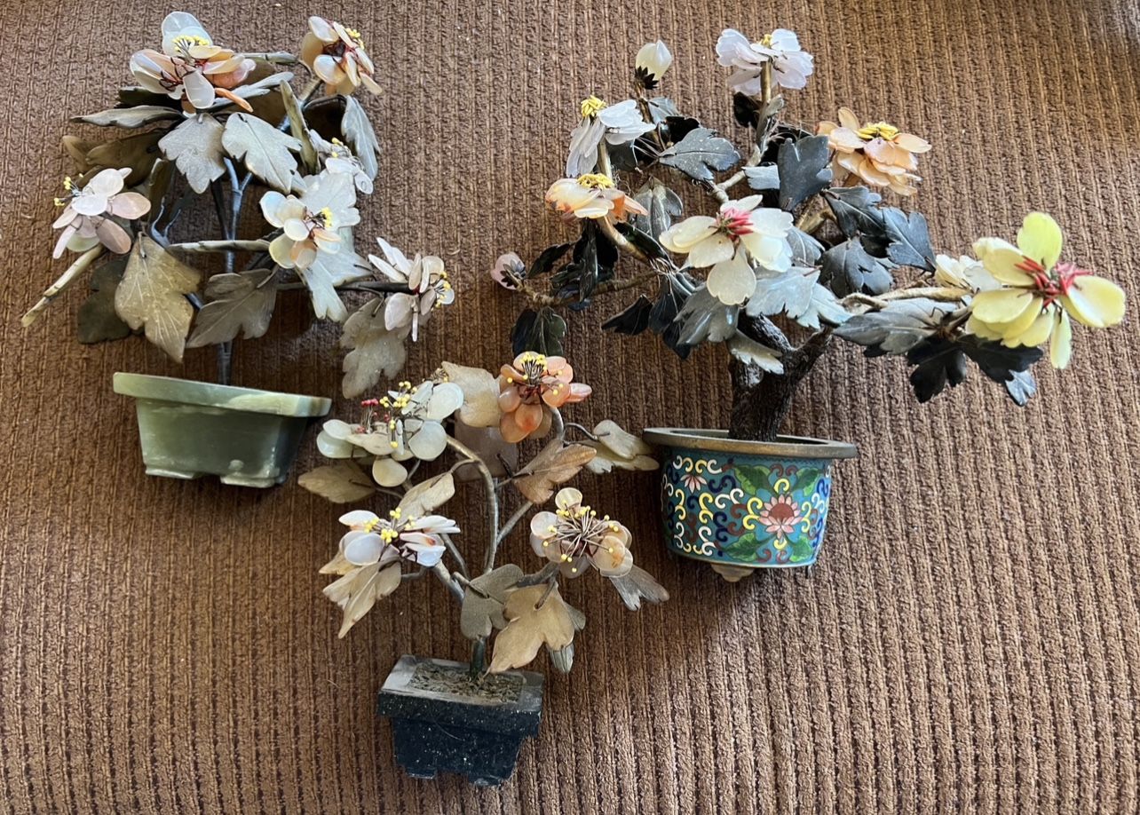 Antique Chinese Jade Trees