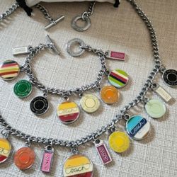 Coach Vintage Rare Charm Necklace, Bracelet