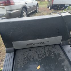 Nice treadmill, outdoors