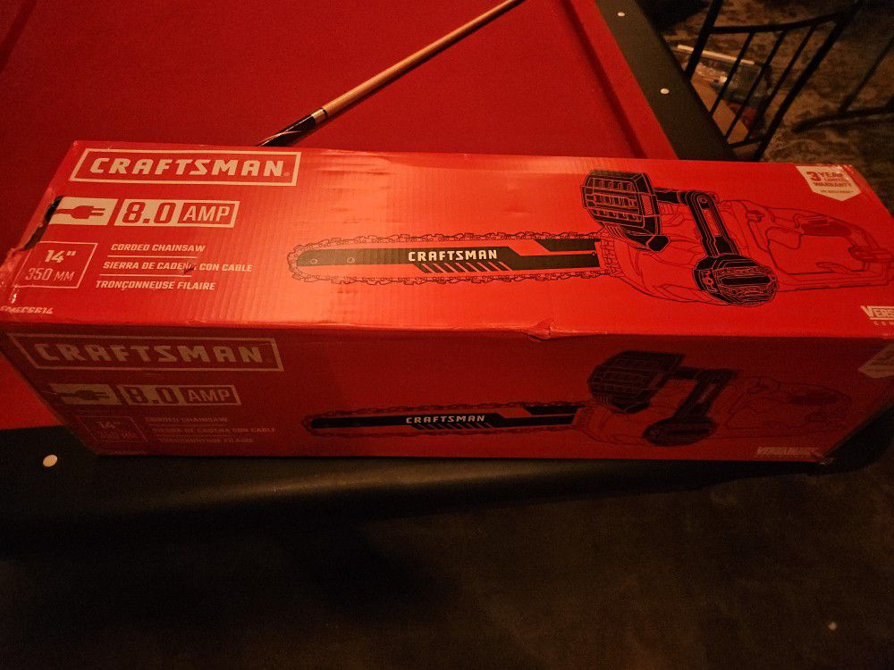 Craftsman Chainsaw (Corded) 8 Amp
