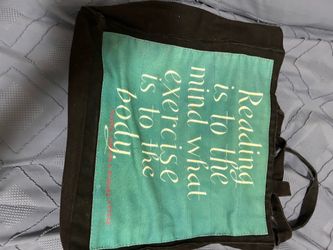 Readers Tote Bag, Thick Canvas Bag for Heavy Items or Beach Day Bag