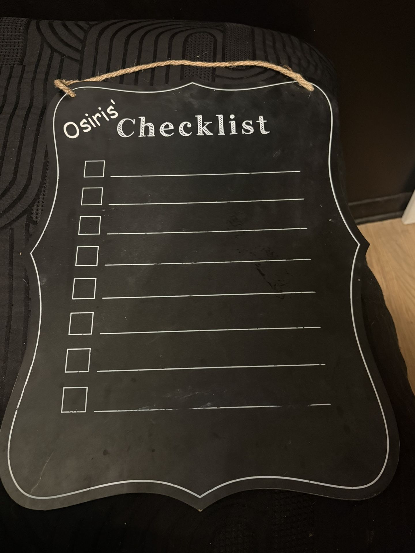 Chalkboard Checklist