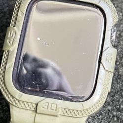 Apple Watch Seven Series  can be used with Bluetooth or connect the line to it and use it as a cell phone as well