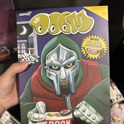 Super 7 MF DOOM Mmmm food  Figure w Cereal Bowl And Spoon