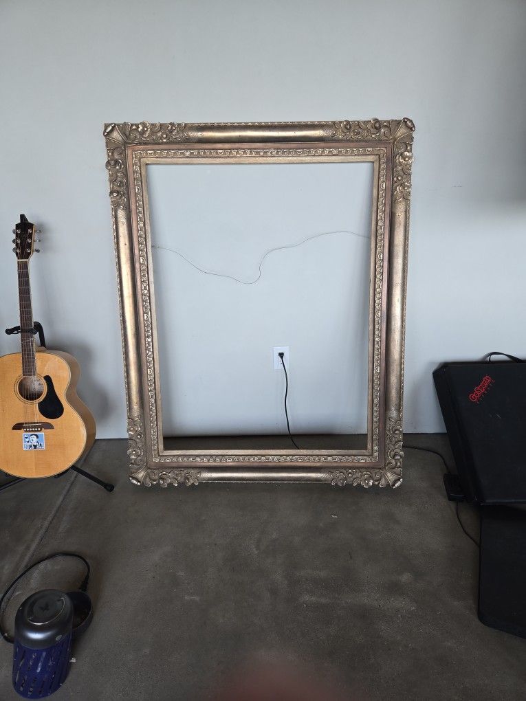 1960s Ornate Wooden Frame