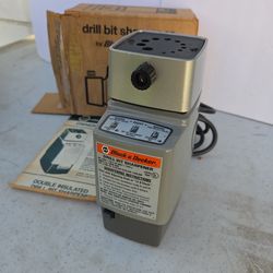 Vintage Black and Decker drill bit sharpener