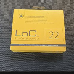 JL Audio LoC-22 Line Output Converter Auto Turn On 