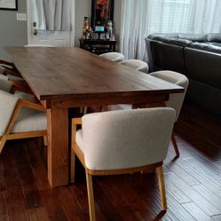 Custom Designed Farmhouse Dining Tables. 