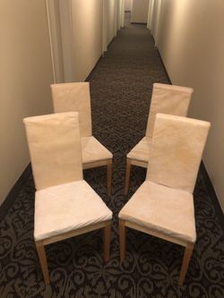 IKEA Harry chair (set of 4, covers faded…need dyeing to bring back to life)