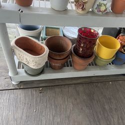 Tick Ceramic Pot Medium Size $3  Each 