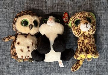 Ty Beanie Babies Boos Including Speckles, Eva, & Sammy. 