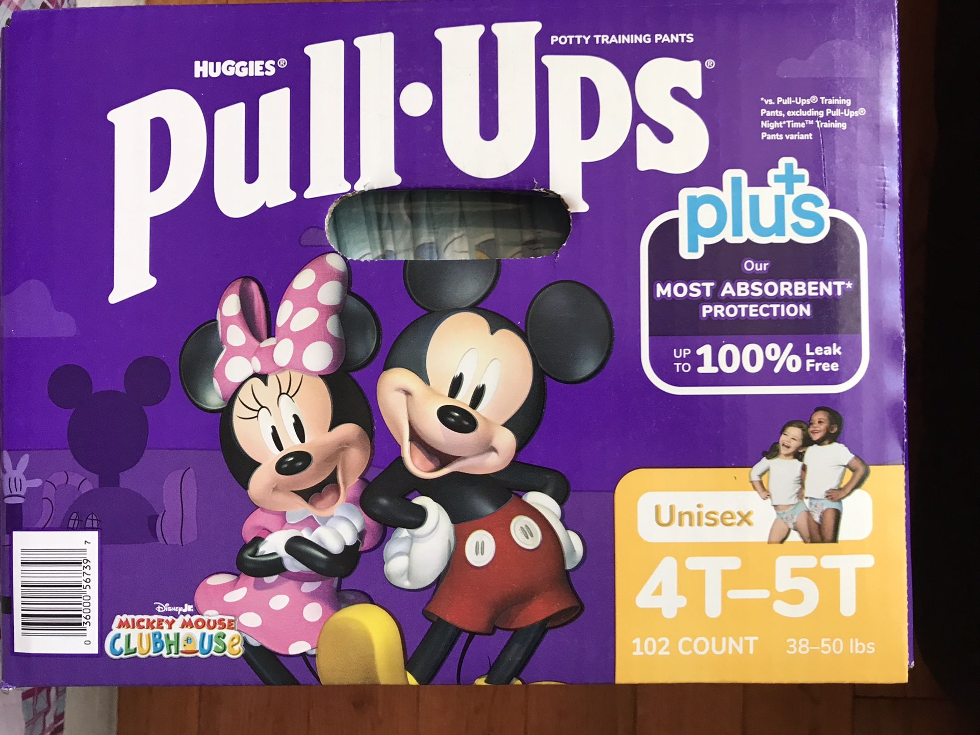 Huggies Pull Ups Size 4-5t 102 Diapers Unisex 