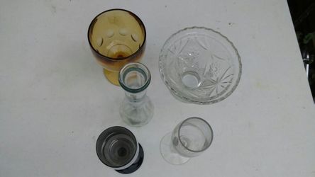 Miscellaneous glassware