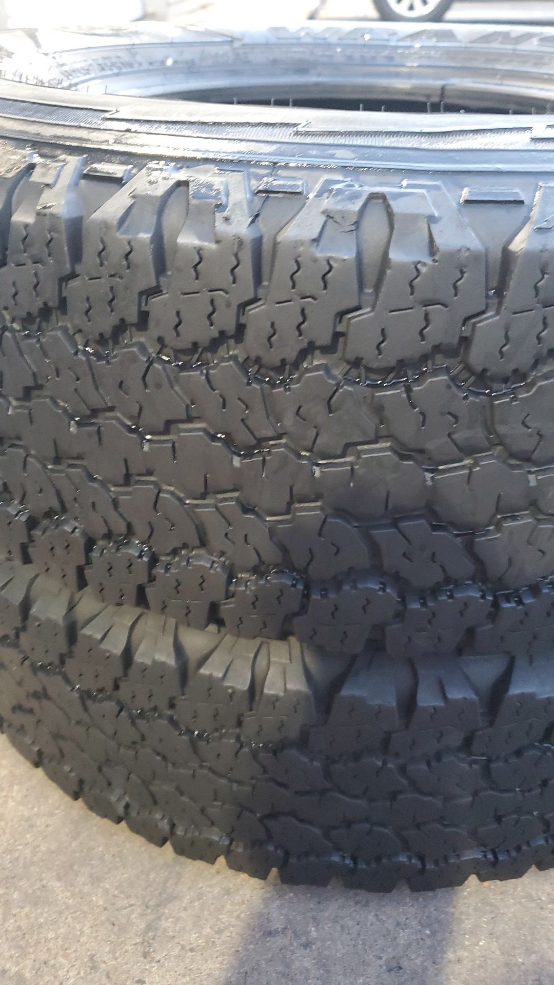 Two very nice GOOD YEAR tires for sale. LT245/75/16