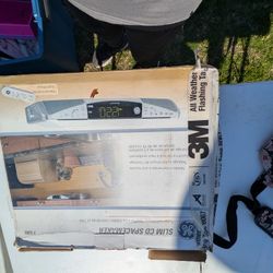 Slim CD And Radio Under Cabinet Player