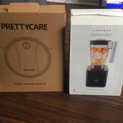 Remote vacuum and Chefman Obliterater Blender. Firm price